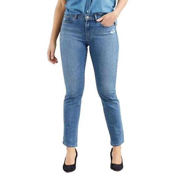 Levi’s Sz 10 Classic Straight Jeans - Moonlight - Picture 1 of 6